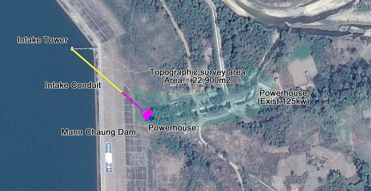 미얀마 Mann Chaung Dam 소수력발전 타당성조사